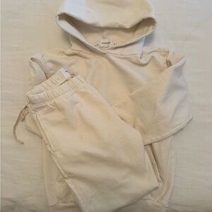 Talentless White Sweatset